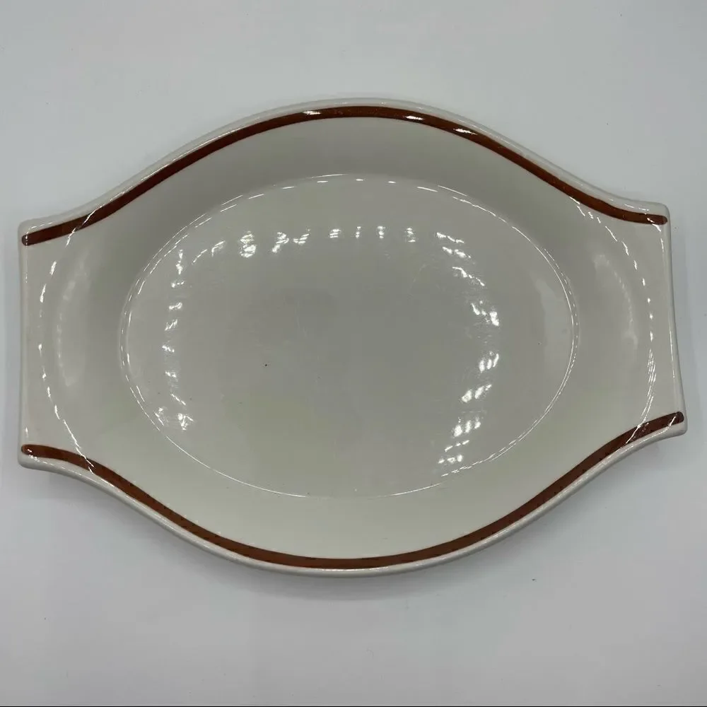 Vintage Jackson McCobb Restaurantware Oval Serving Plate